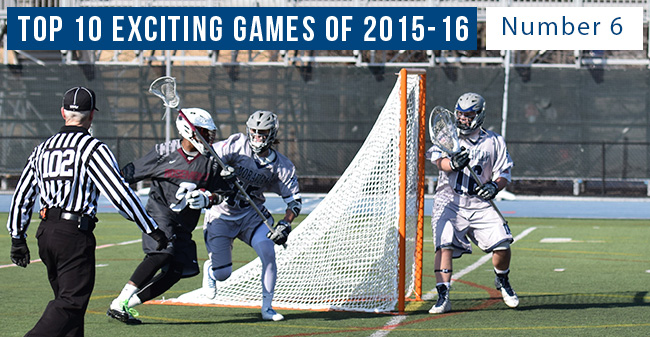Top 10 Exciting Games of 2015-16 - #6 Men's Lacrosse Returns to Varsity Competition with Win