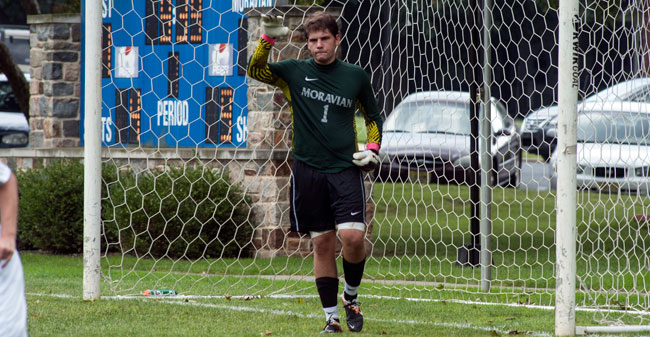 Sophomore goalkeeper Brian Boland came up with 14 saves on Tuesday, the third highest single-game total in school history.