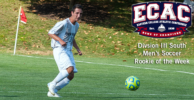 Lubben Selected Corvias ECAC DIII South Rookie of the Week