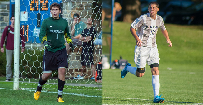 Boland & Gandy Named Moravian Men's Soccer Captains for 2015 Season