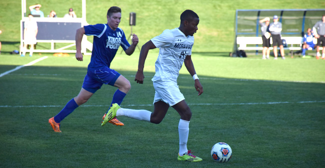 Men's Soccer Plays to a 1-1 Draw with Merchant Marine in Landmark Conference Action