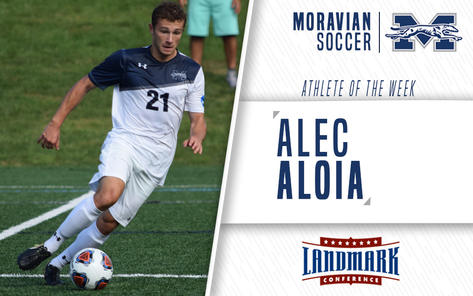 Alec Aloia named Landmark Conference Men's Soccer Offensive Athlete of the Week