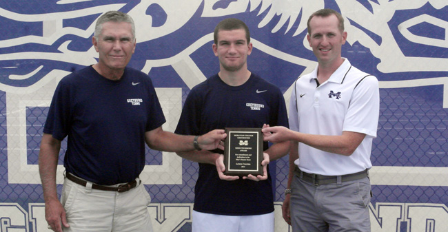 Cooper Receives Merr Trumbore Men's Tennis Award