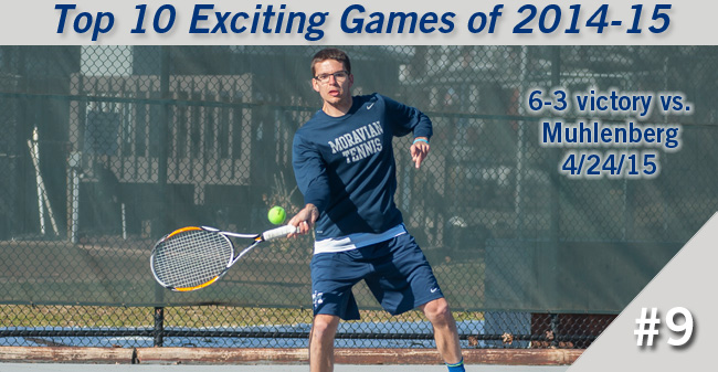 Top 10 Exciting Games of 2014-15 - #9 Men's Tennis Tops Rival Muhlenberg