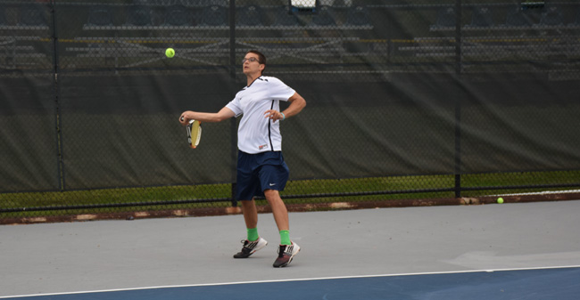 Men's Tennis in Action Five Times This Fall