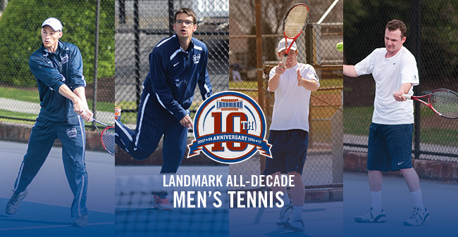 Four Former Greyhounds Named to Landmark Conference Men's Tennis All-Decade Team