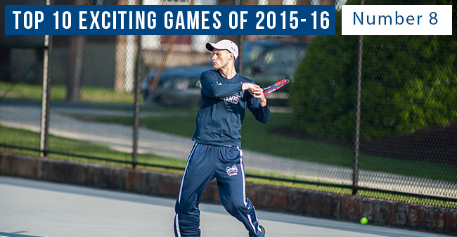 Top 10 Exciting Games of 2015-16 - #8 Men's Tennis Tops Rival Muhlenberg, 5-4