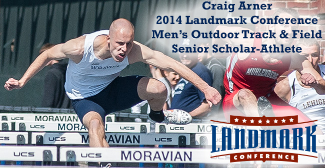Arner Selected as Landmark Conference Men's Track & Field Senior Scholar-Athlete