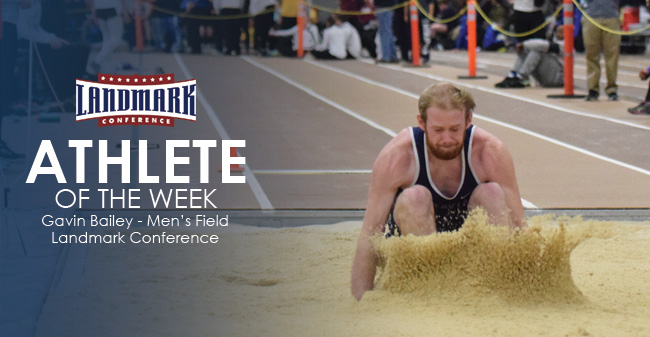 Bailey Honored as Landmark Conference Men's Field Athlete of the Week