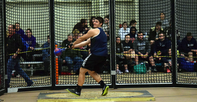 Cahill Wins Shot Put to Lead Greyhounds at Seahawk Shootout