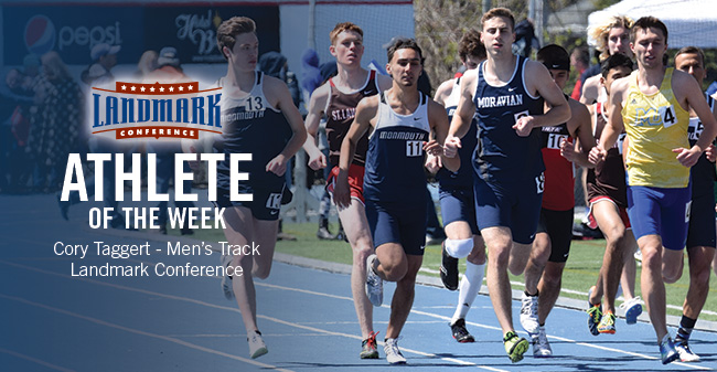 Taggert Honored as Landmark Conference Men's Track Athlete of the Week