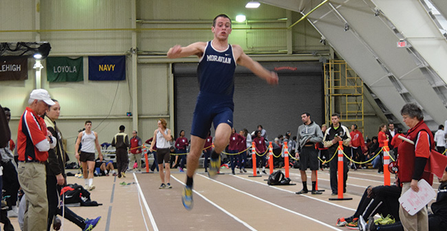 Moravian Men Tied for 11th after 1st Day of ECAC DIII Indoor Championships