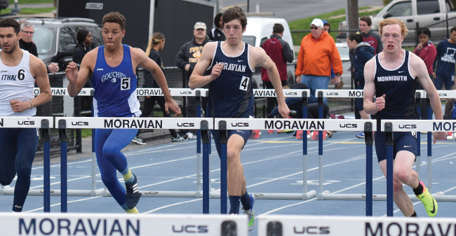Spirk Wins 110 Hurdles to Lead Greyhounds at Lehigh Games
