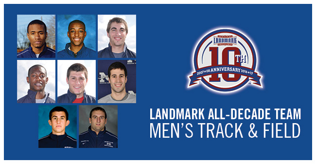 Eight Greyhounds Named to Landmark Conference Men's Indoor Track & Field Indoor Track & Field All-Decade Team