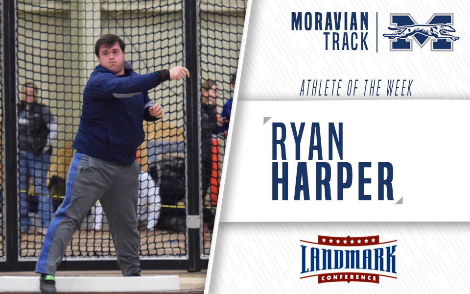 Ryan Harper selected as Landmark Conference Men's Field Athlete of the Week
