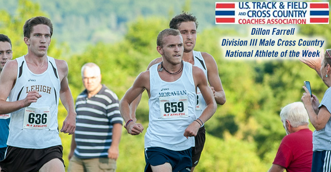 Farrell Selected as USTFCCCA Division III National Athlete of the Week