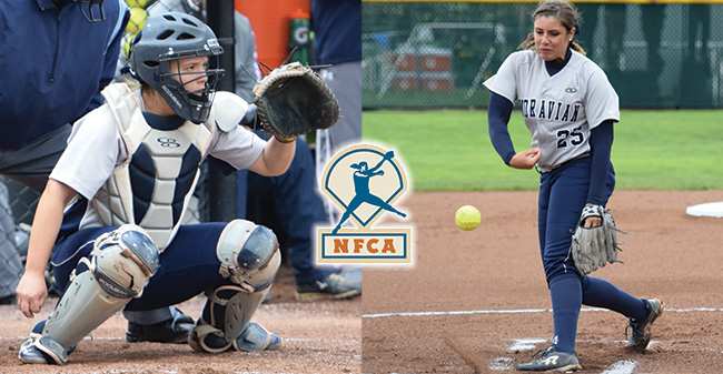 Catcher Janae Matos '18 and Pitcher Josie Novak '18 are among the 50 players on the National Fastpitch Coaches Association Watch List for the 2018 Player of the Year.
