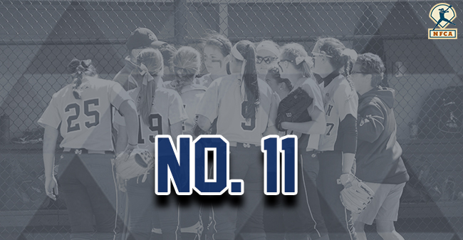 Moravian softball team ranked No. 11 in latest NFCA Division III Top 25 Poll.
