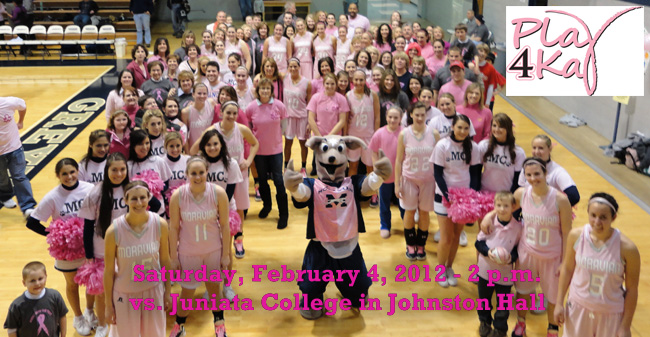 Moravian to Host Play 4Kay Breast Cancer Awareness Game on February 4, 2012