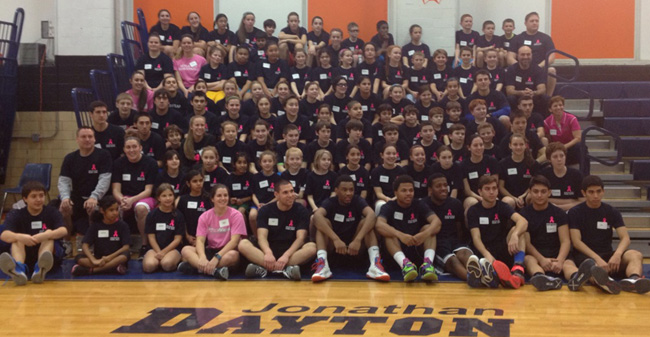 Hounds Hold Successful Pink Zone Clinic in Springfield, N.J.