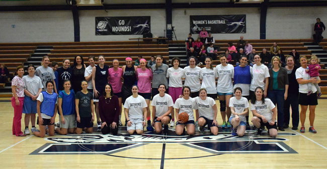 Women's Basketball Alumni Return for Annual Game & Reception