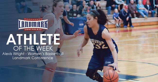 Wright Selected as Landmark Conference Women's Basketball Athlete of the Week