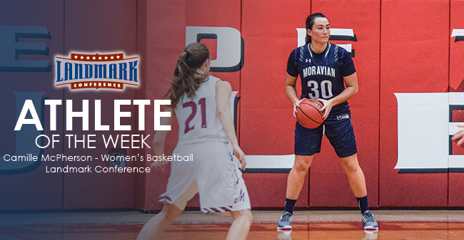 McPherson Selected as Landmark Conference Women's Basketball Athlete of the Week
