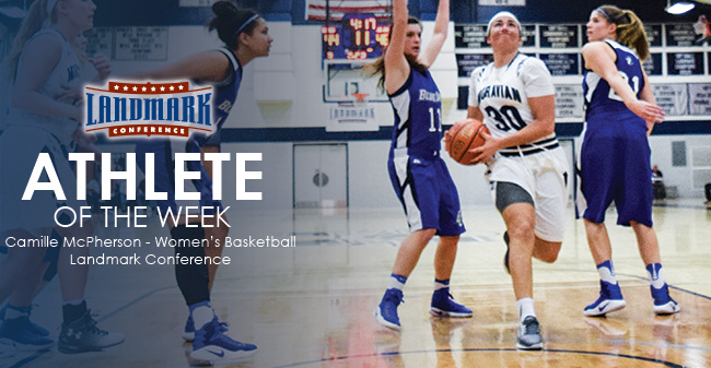McPherson Honored Again as Landmark Conference Women's Basketball Athlete of the Week