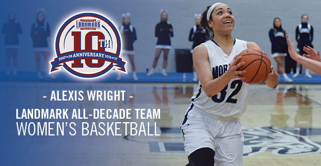 Wright Named to Landmark Conference Women's Basketball All-Decade Team