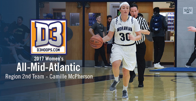 McPherson Named to D3hoops.com All-Middle Atlantic Region Second Team