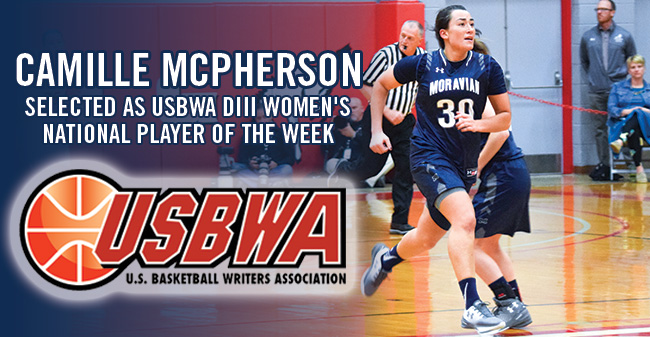 McPherson Honored as USBWA DIII Women's National Player of the Week