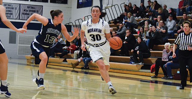 Moravian Holds Off Drew for 8th Straight Victory in Landmark Conference Action