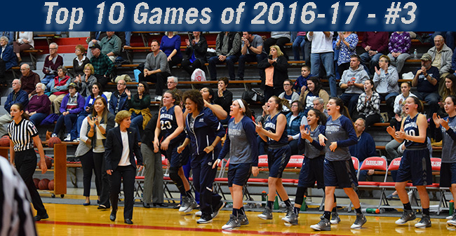 Top 10 Games of 2016-17 - #3 Women's Basketball Wins at No. 17 Muhlenberg to Open Season
