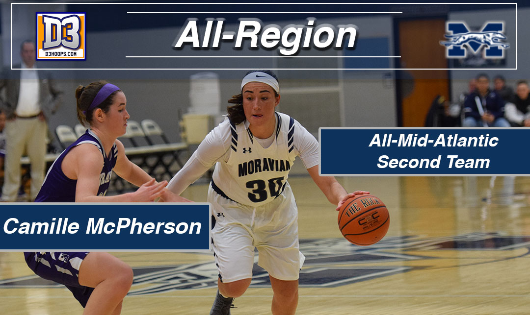 Camille McPherson '17 M '19 selected to D3hoops.com All-Mid-Atlantic All-Region Second Team