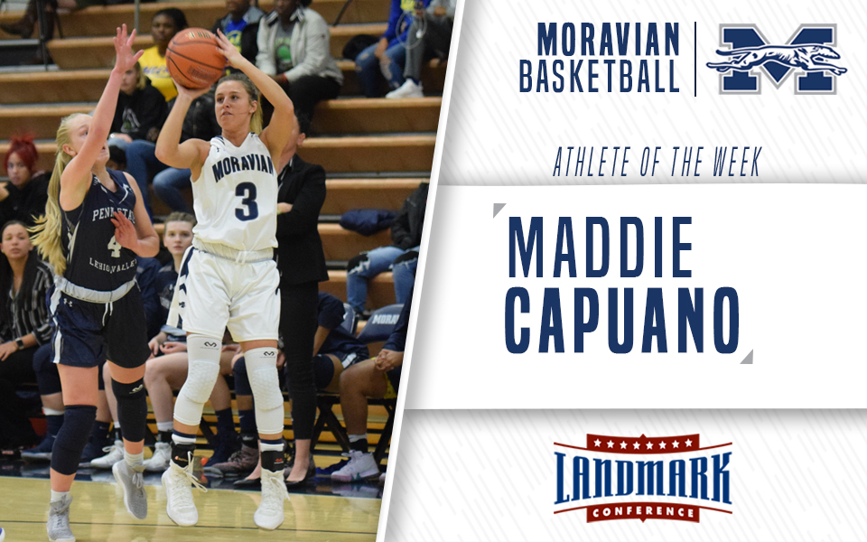 Maddie Capuano selected as Landmark Conference Women's Basketball Athlete of the Week