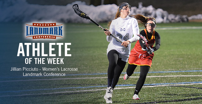 Picciuto Selected as Landmark Conference Women's Lacrosse Offensive Athlete of the Week