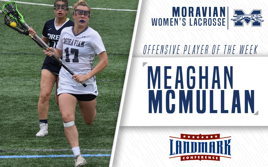 Meaghan McMullan Selected as Landmark Conference Offensive Athlete of the Week