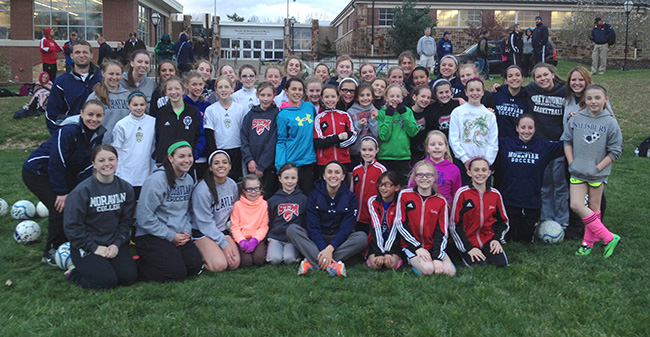 Women's Soccer Raises $340 for Griffin's Friends at Clinic