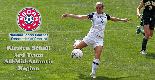 Schall Selected to NSCAA/Continental Tire All-Mid-Atlantic Region 3rd Team