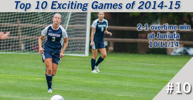 Top 10 Exciting Games of 2014-15 - #10 Women's Soccer Overtime Win at Juniata