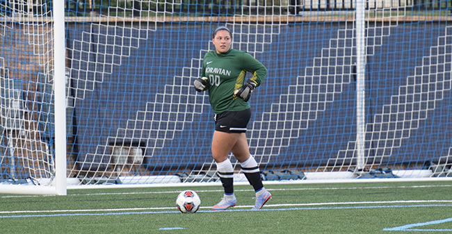Daly Makes 10 Saves in First Career Start at Muhlenberg