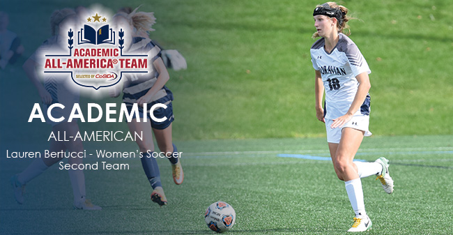 Lauren Bertucci '18 has been named to the 2017 CoSIDA Academic All-America Second Team.