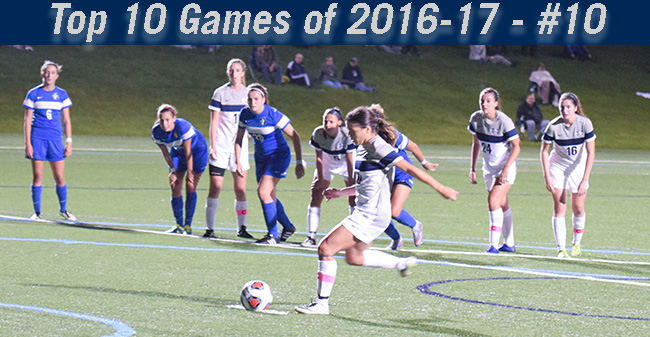Top 10 Games of 2016-17 - #10 Women's Soccer Tops Elizabethtown on Late Penalty Kick