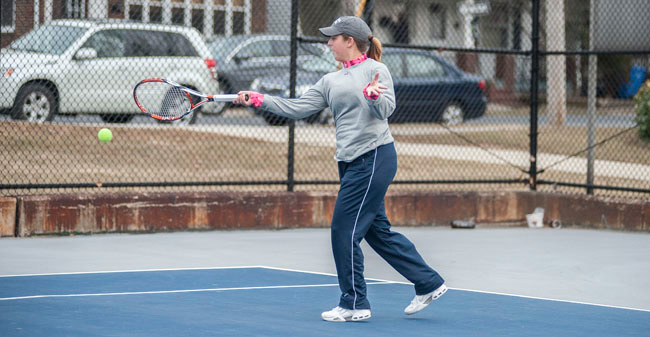 Women's Tennis Remains Undefeated in Landmark Action
