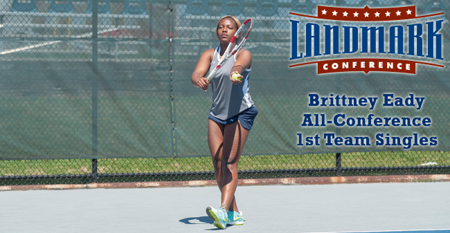 Eady Named to All-Conference First Team in Singles