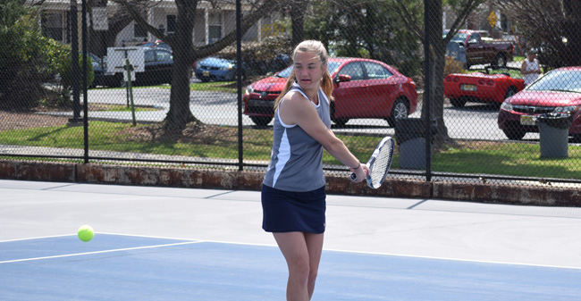 Women's Tennis Defeats Susquehanna in Landmark Action