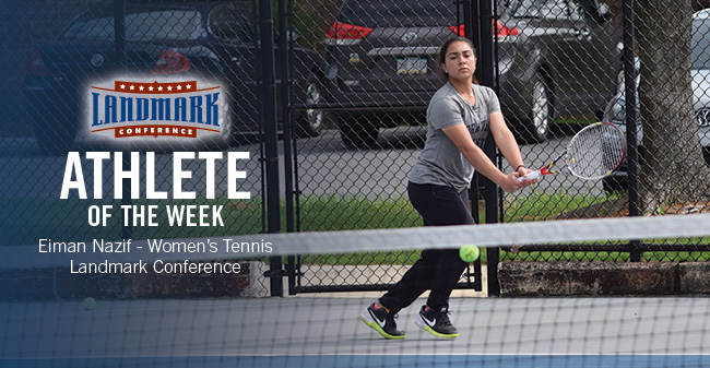 Nazif Selected as Landmark Conference Women's Tennis Athlete of the Week