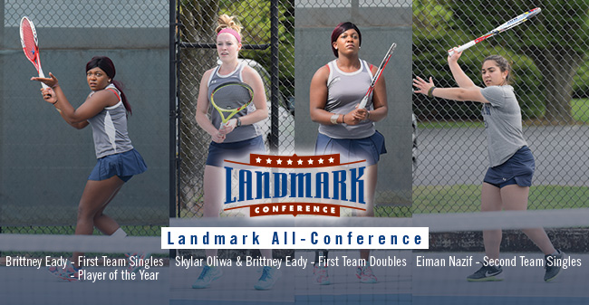 Eady, Oliwa & Nazif Earn All-Conference Honors; Eady Selected as Landmark Athlete of the Year