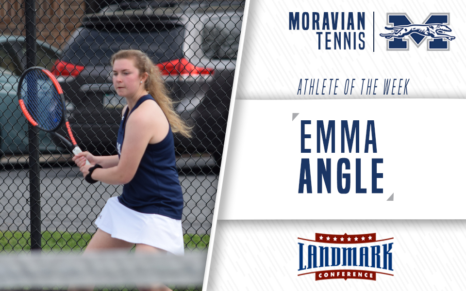 Emma Angle selected as Landmark Conference Women's Tennis Athlete of the Week