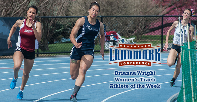 Wright Earns Another Landmark Track Athlete of the Week Honor